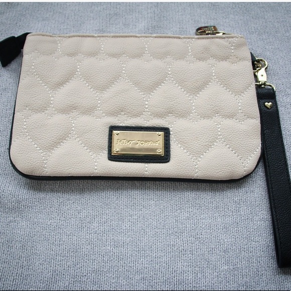 Betsey Johnson clutch with M monogram - Picture 2 of 3